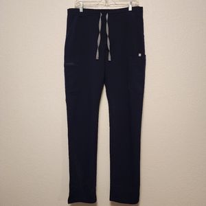 Figs Yola Technical Collection Skinny Scrub Pants, Navy Blue, Medium Tall